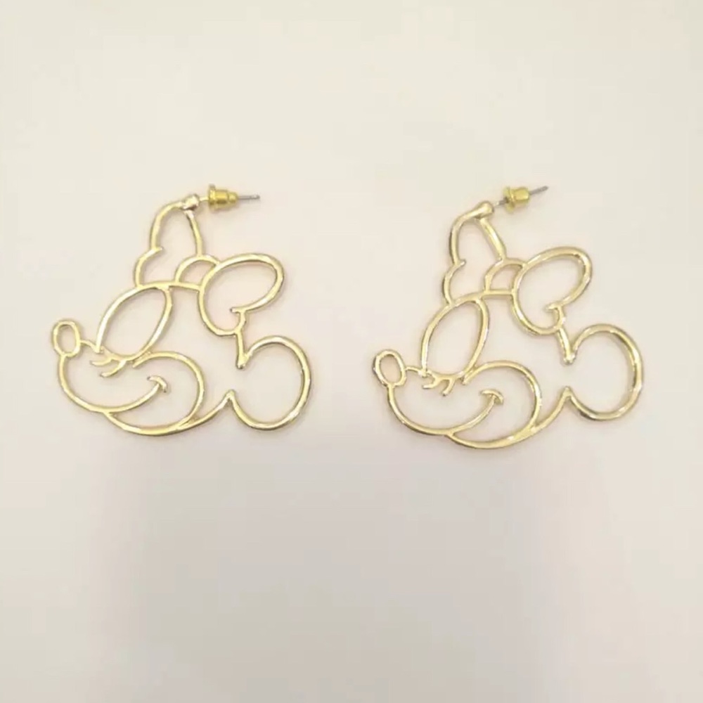 Minnie Mouse Hoop Earrings